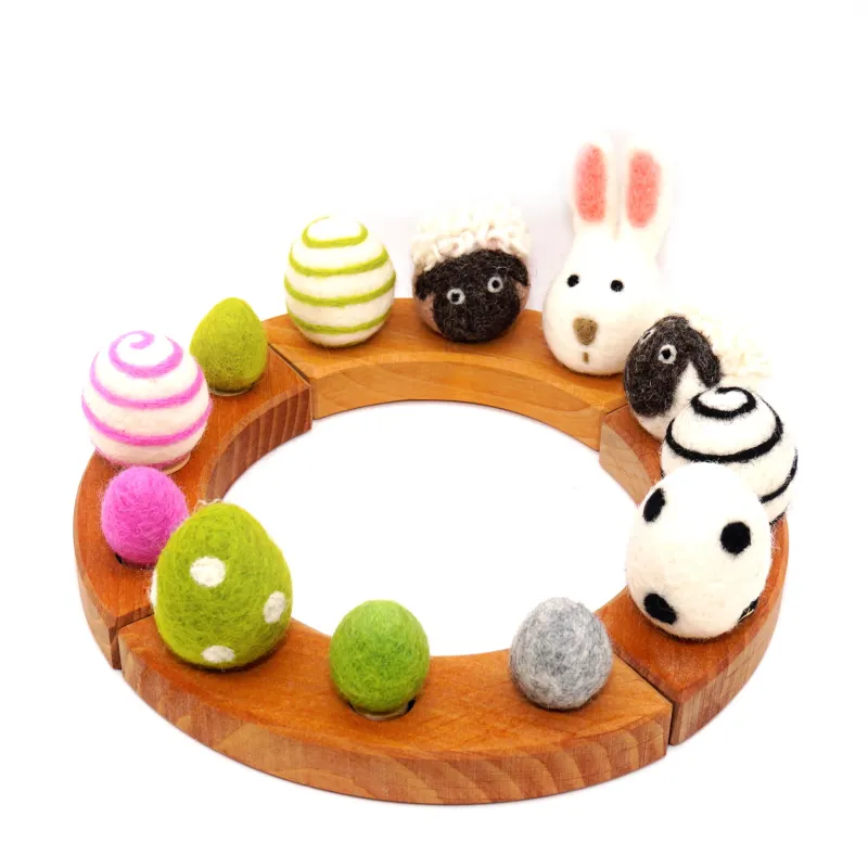 Birthday felt bunny, Easter eggs plugs, Birthday plug Easter bunny