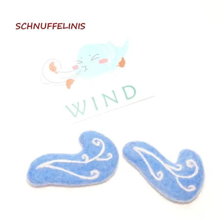 Nuages feutrés doux et moelleux, bebe mobile Nuages feutrés Soleil