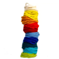 Montessori felt cords, horse decoration, Waldorf horses decorating toy