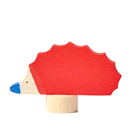 Steckfigur Igel Motivstecker Jahresringe