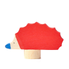 Hedgehog wood ring plug