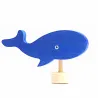 Geburtstagsringe blauer Wal Steckfigur Grimms, Grimms Blauwal Steckfigur