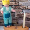 Anello di compleanno in legno, Montessori Bambini corona