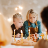 Geburtstagsringe natur Holz, Ringe Geburtstage, Kindergeburtstag Idee