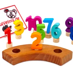 Birthday numbers colorful wooden one number, colorful wood birthday plug