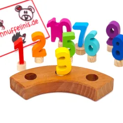 Birthday numbers colorful wooden one number, colorful wood birthday plug