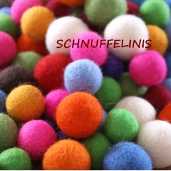 Filzkugeln Sonderangebot 250gr. bunt Schnuffelinis