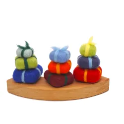 petits cadeaux 3er set, Cadeau anneau d'anniversaire, Cadeaux feutre