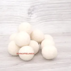 Filzkugeln Pastell, 100%Wolle, Top Qualität, Bastelset