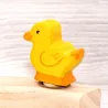 Küken Motivstecker Jahresring, Holzstecker Holz Entchen gelb Küken