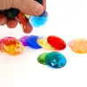 Pierres scintillantes géantes à facettes, paillettes blocs mandala