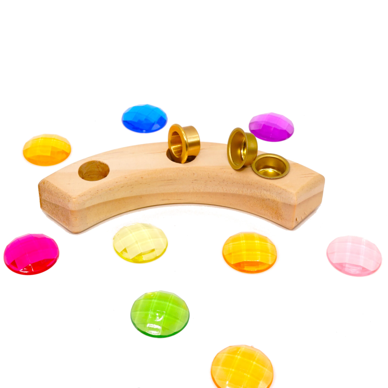 Glitter stones facetted stones light building block