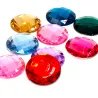 giant glitter stones, giant facetted stones with mirror surface