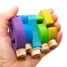 Birthday rings number set 6-9 +0 in colourful, birthday ring ornaments