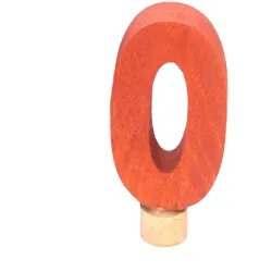 bunte Zahlenstecker Zahl aus Holz, Geburtstagsringe Zahl Steckfigur