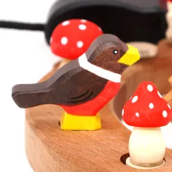 Birthday joy robin ornament, annual ring birthday gifts kids toddler