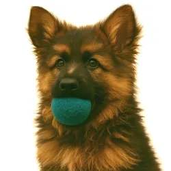 Retrieving felt ball for dogs, dog toy washable quality from Stuttgart