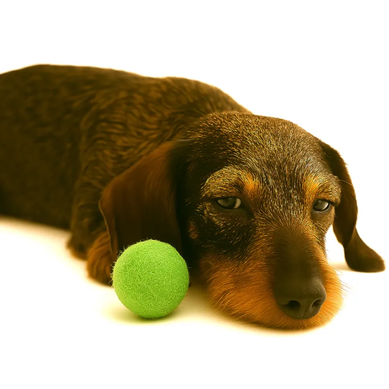 Retrieving felt ball for dogs, dog toy washable quality from Stuttgart