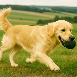 Retrieving felt ball for dogs, dog toy washable quality from Stuttgart