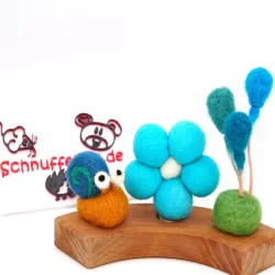 birthday set, felt ornaments, felt ballon ornaments, happy B-day