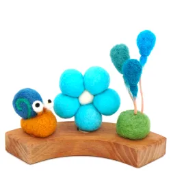 birthday set, felt ornaments, felt ballon ornaments, happy B-day