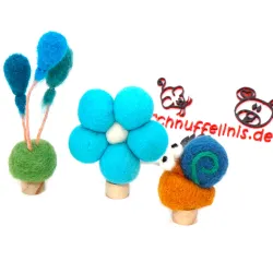birthday set, felt ornaments, felt ballon ornaments, happy B-day