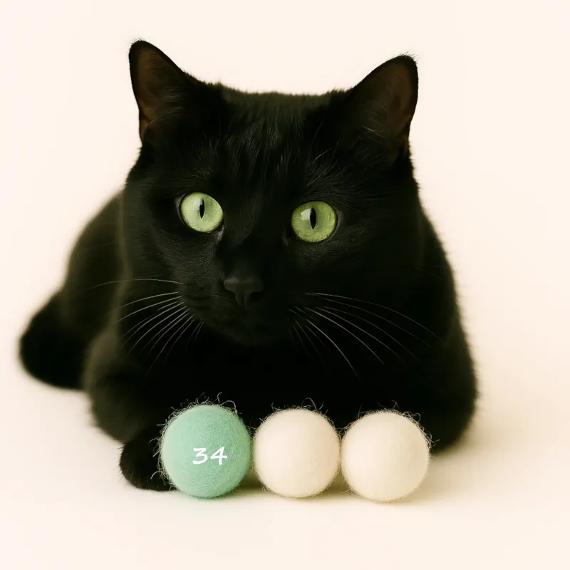 Cat toy balls 4cm felt balls, cats toy washable quality from Stuttgart Cat toy balls 4cm felt balls, cats toy washable quality from Stuttgart