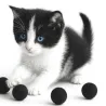 Balles de jouets pour chats, 4cm Balles de feutre chat avec odeur