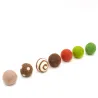 Katzenspielzeug 7er Set Filzbälle, Katze Filzkugeln Spielzeugbälle 4cm