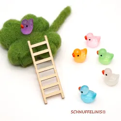 Miniatur Badeteich Entchen, Mini Ententeich, Mini Quietscheente Teich