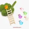 Miniature ducks, decorative for gnomes, bathing ducks miniature
