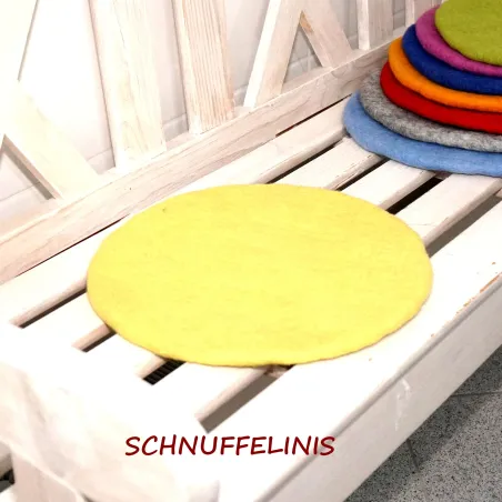 uni colour seat cushion, felt seat cushion, cats seat cushions