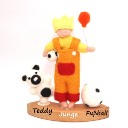 Teddy birthday felt plugs Schnuffelinis