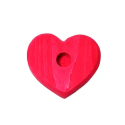 Portacandele a cuore anello di compleanno, il regalo dell'amore