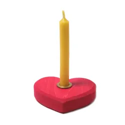 Portacandele a cuore anello di compleanno, il regalo dell'amore