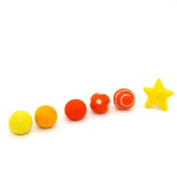 Balles de jouets pour chats, 4cm Balles de feutre chat avec odeur