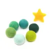 Cat toy balls 4cm/1,57inch felt balls, cats toy quality from Stuttgart