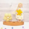 Sternchen Mädchen Stecker Grimms, Mädchen Motivstecker Set mit Blume
