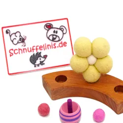 Sternchen Mädchen Stecker Grimms, Mädchen Motivstecker Set mit Blume