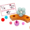 Sternchen Mädchen Stecker Grimms, Mädchen Motivstecker Set mit Blume