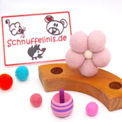 Sternchen Mädchen Stecker Grimms, Mädchen Motivstecker Set mit Blume