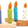 nostre candele di feltro, Candele lana di feltro, Bambini candele