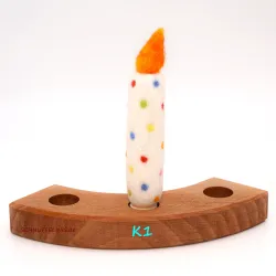 nostre candele di feltro, Candele lana di feltro, Bambini candele