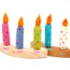 nostre candele di feltro, Candele lana di feltro, Bambini candele