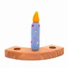 nostre candele di feltro, Candele lana di feltro, Bambini candele