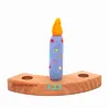 nostre candele di feltro, Candele lana di feltro, Bambini candele