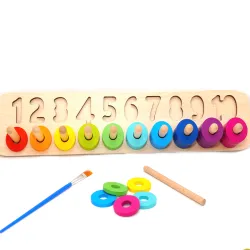 Numbers board numbers 1 to 10 set