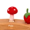 Champignon porte-bonheur feutré pour les enfants