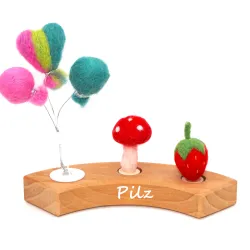 Champignon porte-bonheur feutré pour les enfants