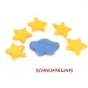 Nuvola di feltro azzurro
